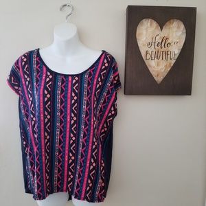 Persaya Tribal/Aztec Top
